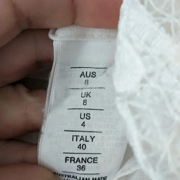 Nicholas Off The Shoulder Floral Lace Top - Picture 4 of 7